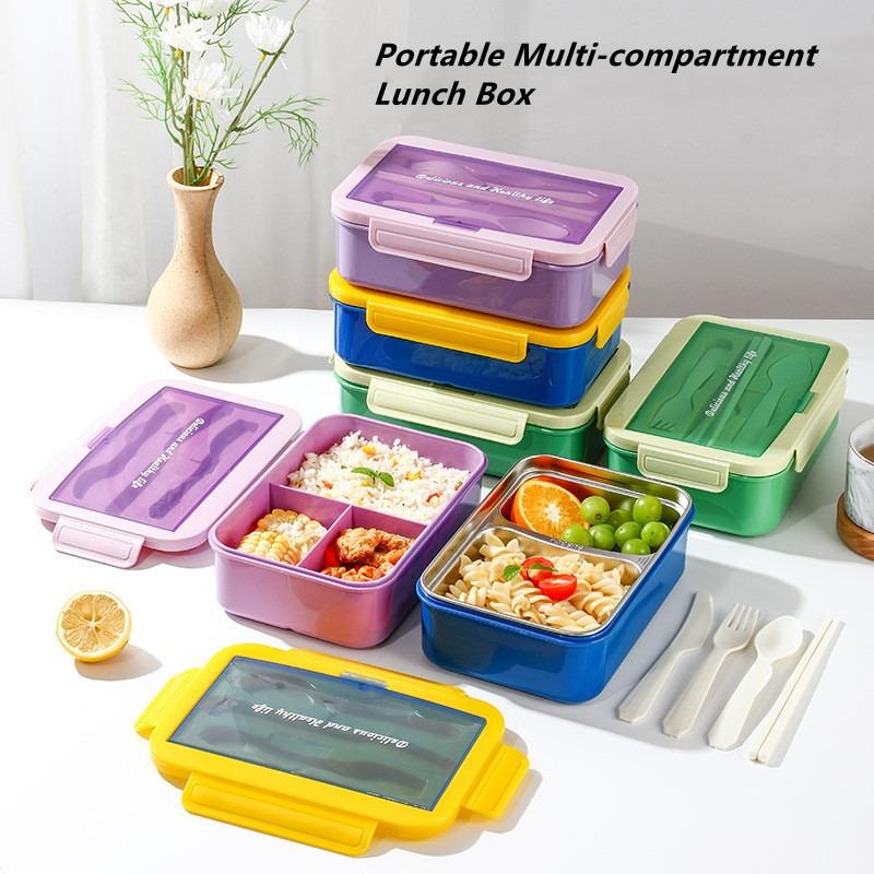 

Классический ланч-бокс Bento для взрослых, ланч-бокс для детей, взрослых и подростков, ланч-бокс для сбалансированного питания на ходу