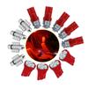 13pcs/1set T10 Red Car Interior Lights LED Dome Map License Plate Light Lamp 12V Car Door Reading Lamp Universal Car Accessories