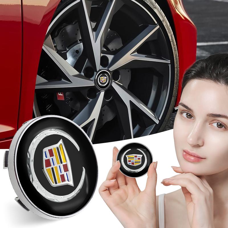 New 56/60mm Car Wheel Center Hub Caps Protector Cover Car Accessories For Cadillac CT4 CT5 CT6 ATS XTS