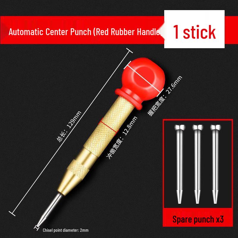 High Hardness Automatic Center Punch Awl Drill Bit Hole Locator