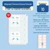 Eco-friendly Transparent Self-Adhesive Book Cover, Universal Fit for Primary & Secondary Textbooks, No Cutting Needed