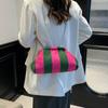 New Beach Shoulder Bag Cloud Knitted Bag Girls Messenger Bag Fashion Versatile Striped Bag Cosmetic Bag Flying Knitted Bag