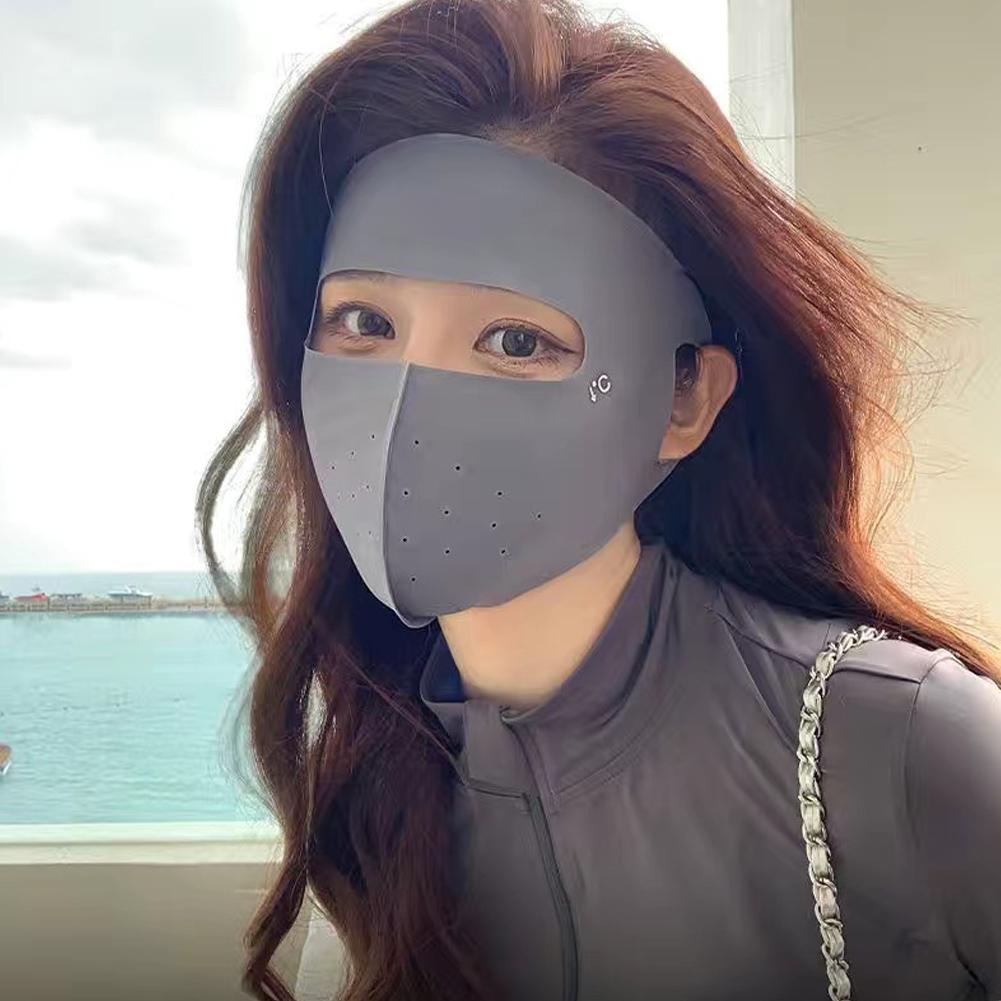 Women's Eye Protection Mask Sunscreen Breathable Summer Sports Sunshade Mask Uv Protection Seamless Ice Silk Outdoor Eye Wear