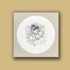 Square/Round Watercolor Paper 10 Sheets Professional Water Color Paper Postcard for Painting School Supplies