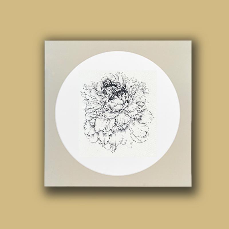 Square/Round Watercolor Paper 10 Sheets Professional Water Color Paper Postcard for Painting School Supplies