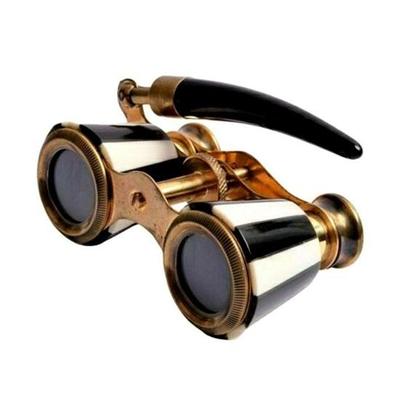 Messing schwarz Opernglas Perlmutt Handlen Fernglas Spyglasses-Valentinstag Geschenk Schreibtisch dekorativ