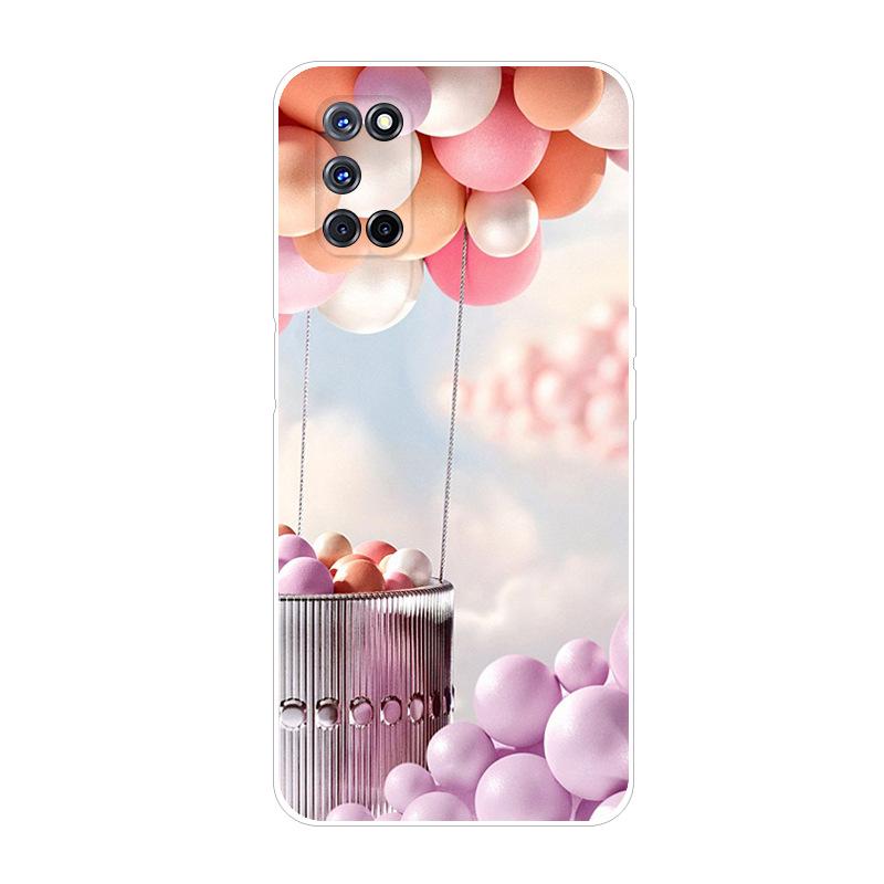 For Coque OPPO A52 Case A 52 Cute Painting Soft TPU Silicon Back Cover For OPPO A72 2020 A 72 Phone Cases For OPPO A52 A92 Capa