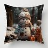Decorative Cushion Home Living Room Decor Throw Pillow Cover 40*40 40X40Cm 60X60Cm 45X45Cm 50X50Cm Plant Winter Merry Christmas