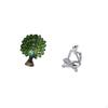 Elegant Abstract Peacock Thinker Statue Animal Sculpture Collection for Bedroom Office Living Room