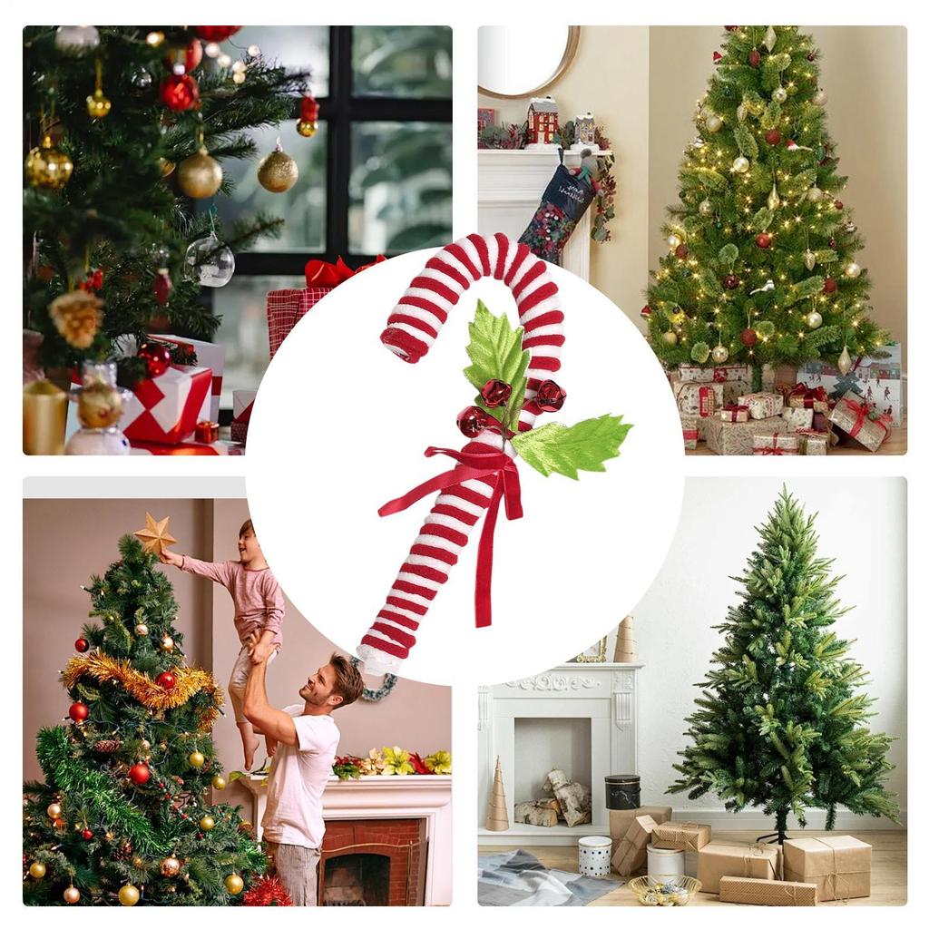 Candy Cane Decorations Outdoor Christmas Festive Decoration Festive Tree Hangable Ornament For Front Door Office Living Room