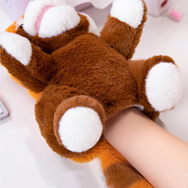 Cartoon Animal Hand Puppet Parent-child Game Doll Giraffe Fox Cow Dog Pig Tiger Lion Appease Toys Birthday Gifts For Children