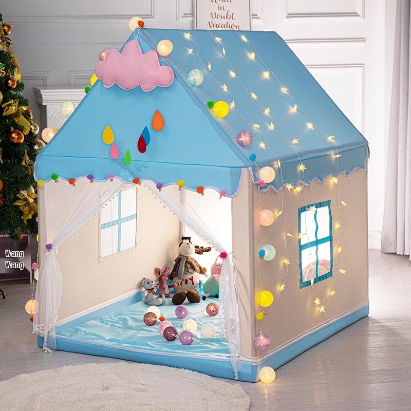 ZISIZ Kids Indoor Play Tent Castle