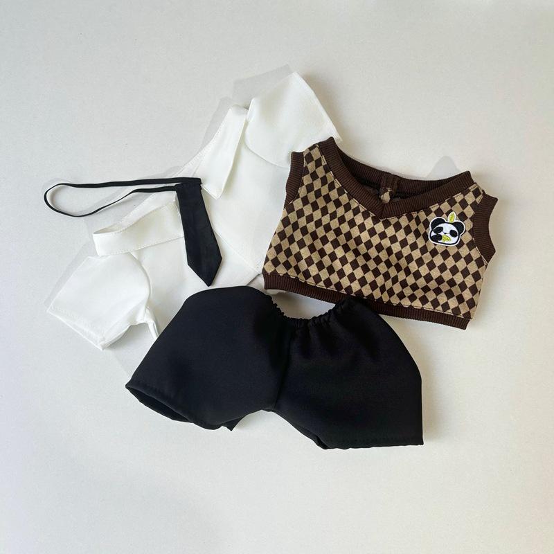 Gentle Letter 40cm Sitting Doll Outfit Set for Boy Doll