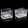 Rectangle Tea Bags Holder Acrylic Sweetener Storage Box Sugar Packet Holder  Living Room