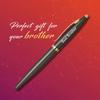Cello Signature Premium Metal Pen Best Brother Engraved Rakhi Gift Set For Brother Smooth Writing Gift Box Pack Of 1 India