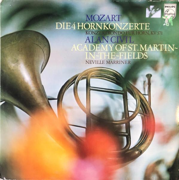 

LP Record WOLFGANG AMADEUS MOZART ALAN CIVI Die 4 Hornkonzerte 6500325 Philips 1972 Netherland Classical Used