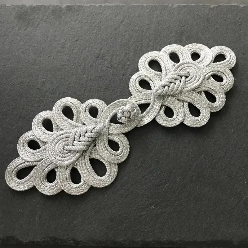 1 Pair Handmade Chinese Frog Closure Buttons Knot Cheongsam Traditional Handcraft Accessories