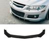 5Pcs Front Bumper Spoiler Splitter 110 to 140cm   Car Lip Body Kit for Modification