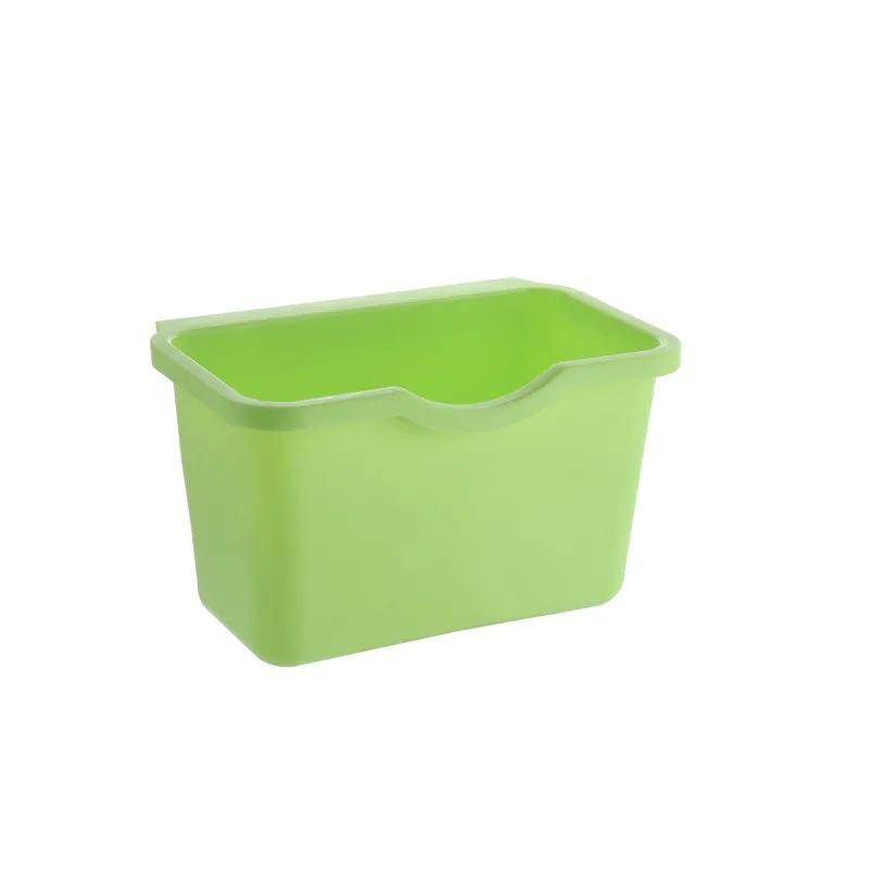 1pc Cabinet Style Trash Can, Hangable Plastic Garbage Bin for Cabinet Door, Simple and Practical Kitchen Tools