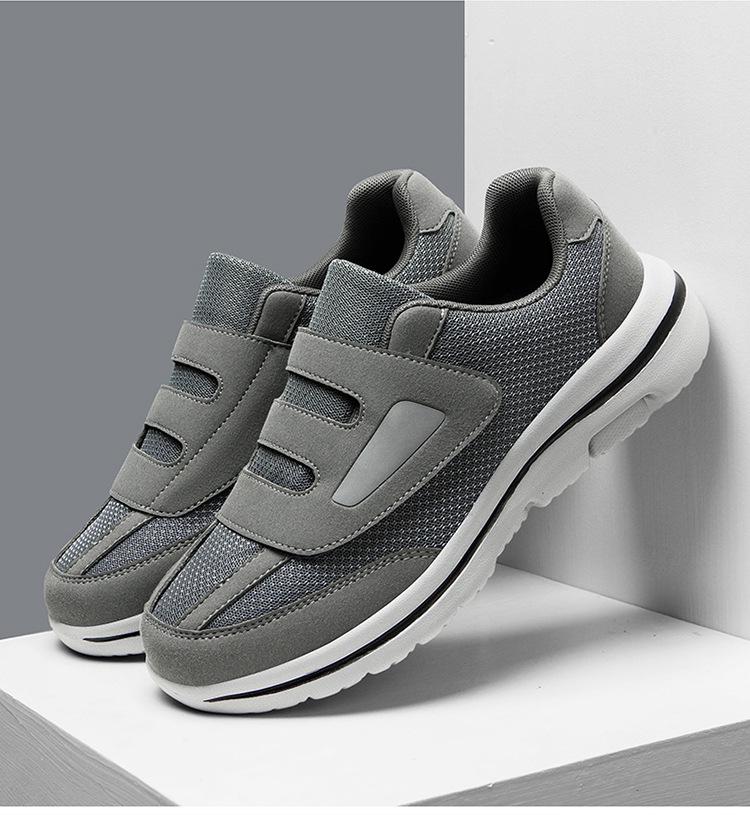 Klettverschluss Schuhe zur Genesung bei geschwollenen Füßen für Damen & Herren - Extra Weit für Ältere, Gicht & Hemiplegie
