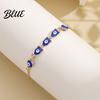 Mediterranean Good Luck Bracelet Evil Eye Hand of Fatima Women