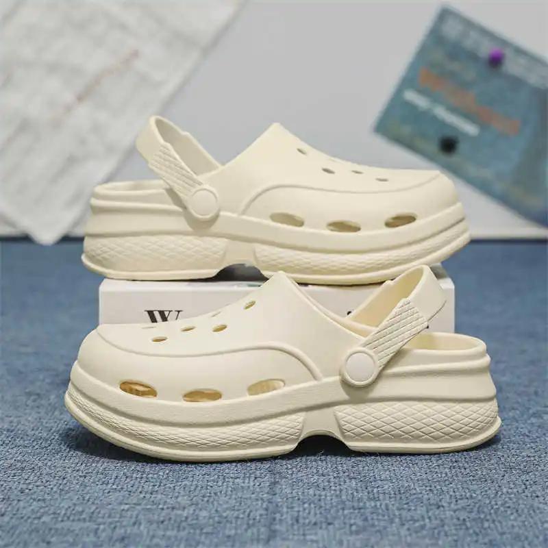Fashion Open Back Ribbon Woman's Diving Sneakers Slides Slippers Shoes Blue Sandal Sports Unusual Comfort Botasky Shuse Flatas