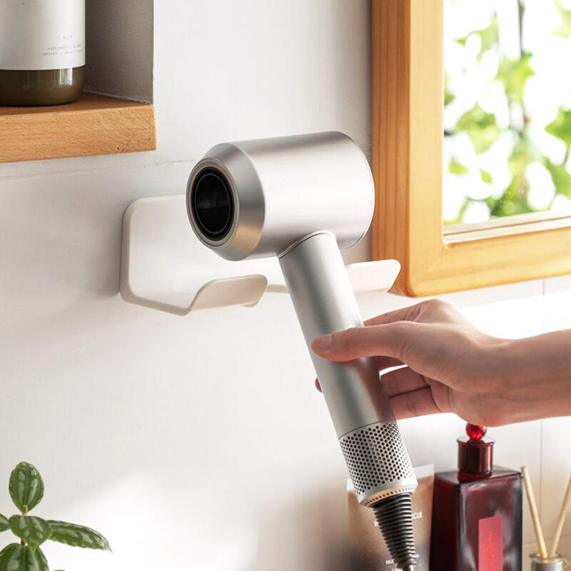 White Holder-type Hair Dryer Stand Dryer Hanger