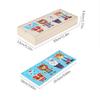 Wooden Magnetic Puzzles Dress Up Sorting And Matching Fine Motor Toys Wooden Bear Family Dress-Up Puzzle For Kids Children Boys