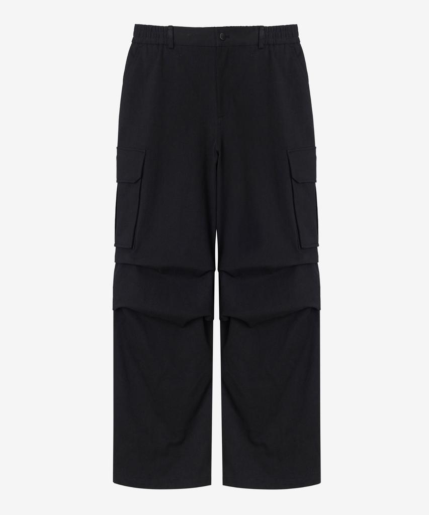 MINDBRIDGE Cotton Wide Cargo Full Elastic Waist Pants - 2 Colors Mypt6151