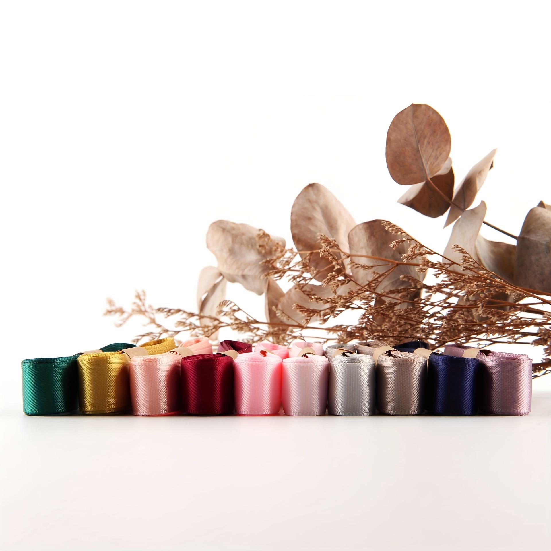 

10 штук, 0,59 дюйма * 78,74 дюйма Двусторонняя лента, Лента для упаковки подарочной коробки, Лента для упаковки подарков, Завязка для торта, Десять цветов 1.5cm*2m