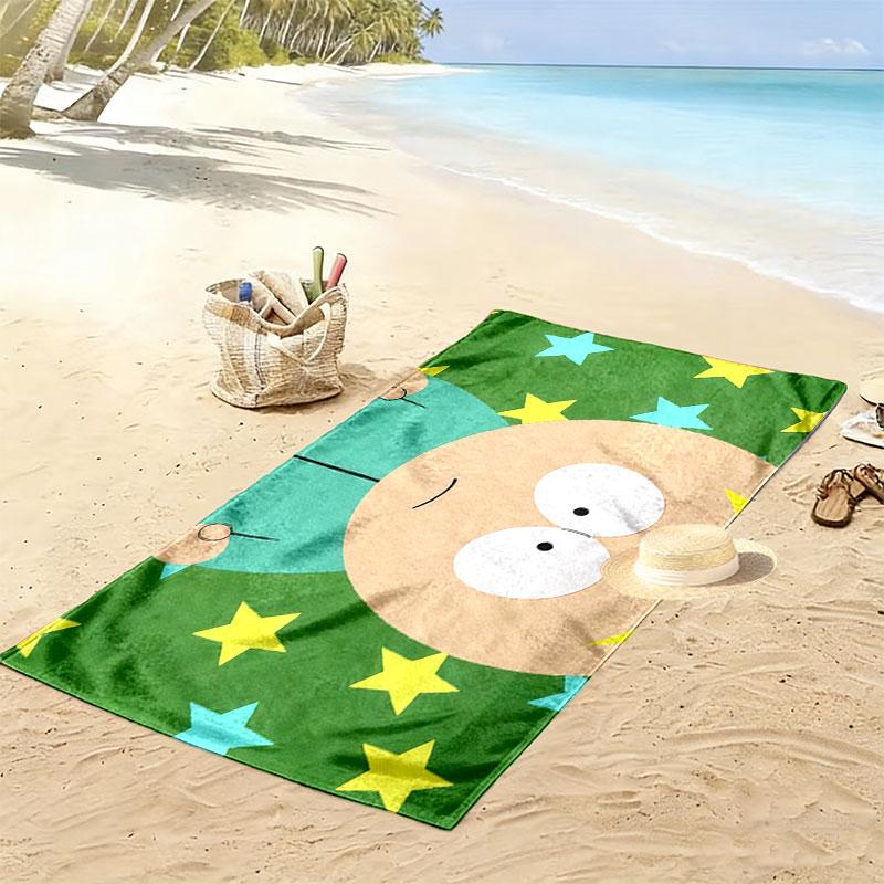 Butters Stotch Print Beach Towel, Large Soft Quick Dry Towel for Beach Camping Swimming