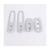 Car Door Window Glass Inner Panel Armrest Lift Switch Button Trim Frame Molding 4PCs For Renault Kadjar 2016 2017 2018