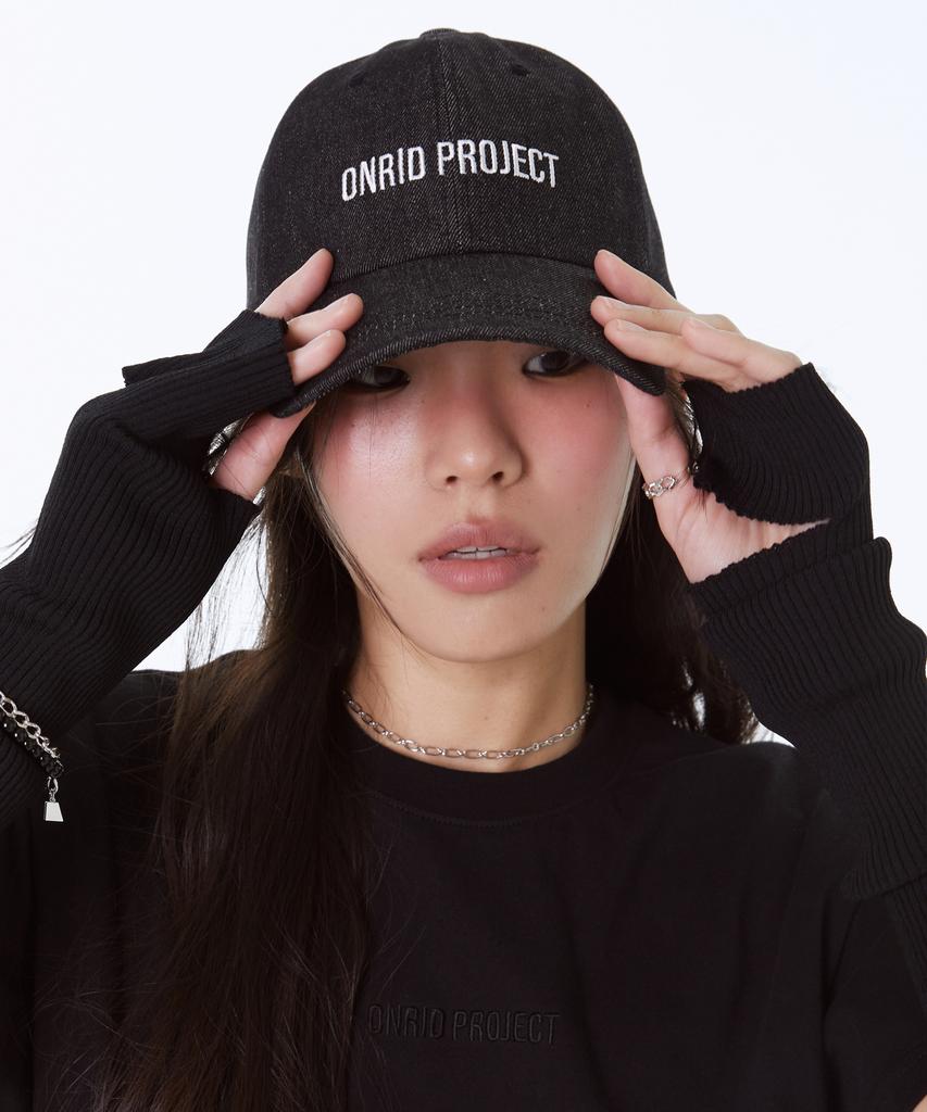 ONRIDPROJECT Denim Logo Ball Cap - Black