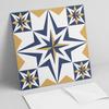 Zestaw Kafelków Winylowych Pcv Geometryczne Gwiazdy W Kwadratach 20X20X20 Cm
