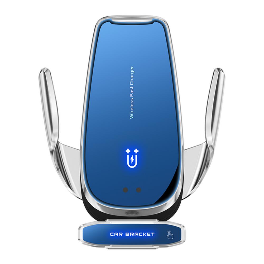 15W Wireless Car Charger Holder Smart Sensor Wireless Car Charger Mount Auto Clamping Alignment Cell Phone Holder For Dashboar