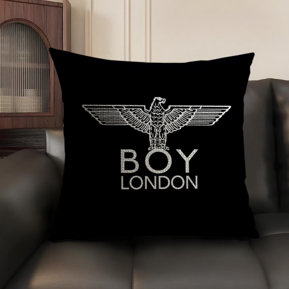 Brand BBOY LONDON Cushion Cover Natural Linen Organic Fabric DoubleSided Printing Sofa Home Decor Breathable Environmentally