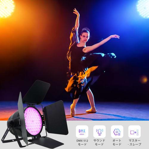 BETOPPER Stage Light with Shade, 54x4W 4-in-1 RGBW LED Stage Lighting, CRI/RA>90, Ultra-Bright 5562Lm Spot Dimmable, Disco Light, Par Light, DJ, Karao