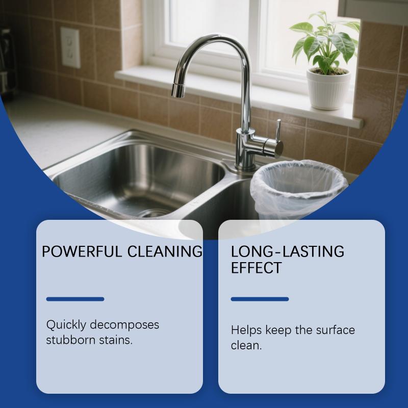 Powerful Grout Sink Cleaning Gel for Kitchen Bathroom Multipurpose Stain Remover Fast Acting Tile Cleaner For Home Tasks