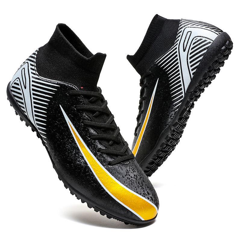Foreign Trade 2025 European Cup High-top Football Shoes for Children and Boys, Broken Nails Training, Adult Competition Sports Shoes