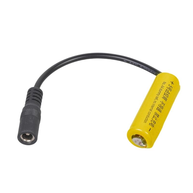 0V NonConductive 2a Battery Eliminators LR6 2a Dummy Battery Setups Shell With 5.5x2.5mm Input For Toy And Small Fan