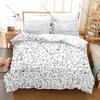 Fundamental Paper Education Theme Bed Set 3 Piece Quilt Cover Set for Fans Comfortable Bedclothes Home Textile All Sizes