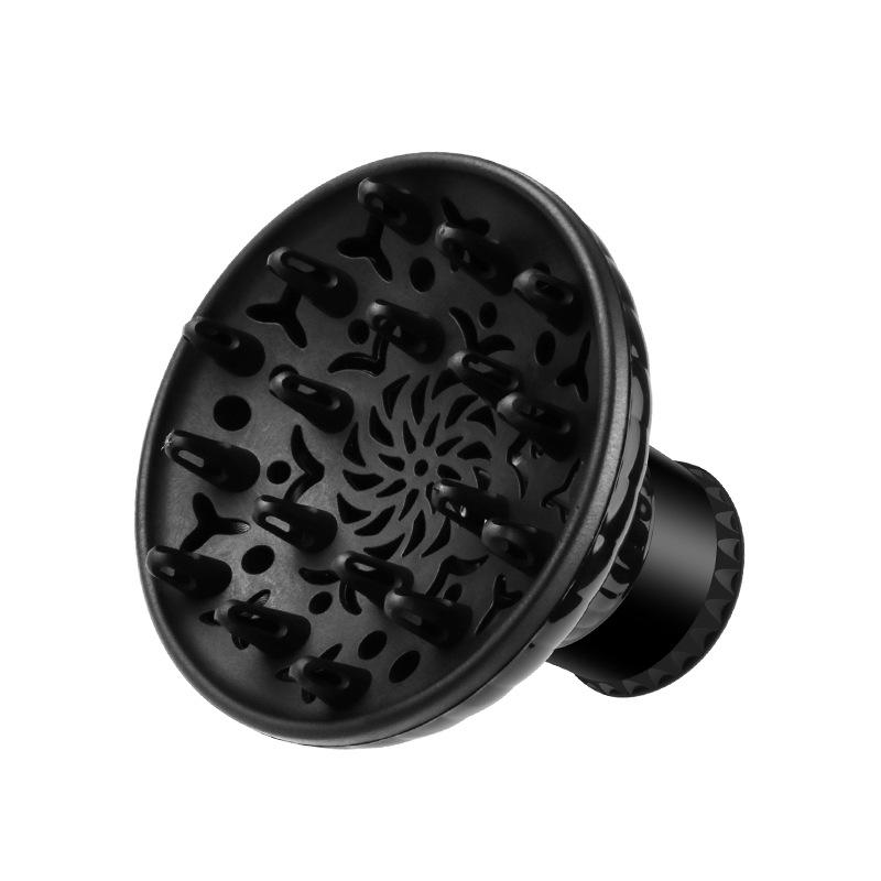 

Universal hair dryer diffuser, for hair dryers with a diameter of 3.8-7.1cm чёрный