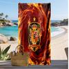 Spain Football Print Beach Towel Quick Dry Super Absorbent Soft Bath Towel for Swimming Beach Travel Fan Souvenir Gift