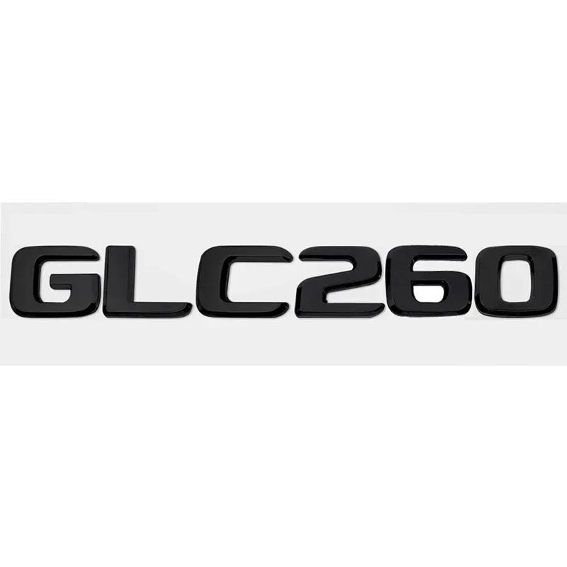 ABS Car Letter Rear Stickers Decals for Mercedes Benz GLC63 GLC200 GLC260 GLC300 Auto Trunk Badge Emblem Accessories