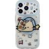 Korean Style Animal Magnetic Phone Case for iPhone 17/16 Pro Max/15 Pro - Girly Heart Design