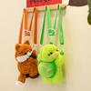 Plush Doll Green Turtle Plush Backpack Phone Bag Cartoon Plush Schoolbag  Gift
