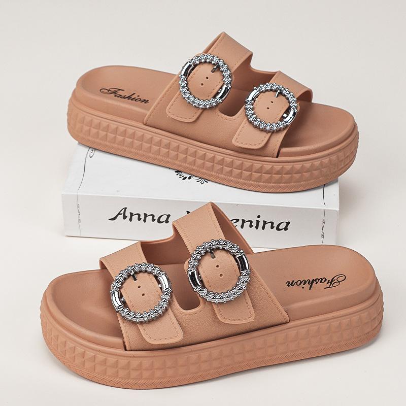 

Женские туфли на плоской подошве, летние женские туфли на платформе, повседневные модные женские сандалии с заклепками, тапочки для прогулок на открытом воздухе 41 оранжевый/хаки