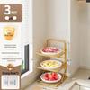 Foldable Nordic Carbon Steel Kitchen Storage Rack