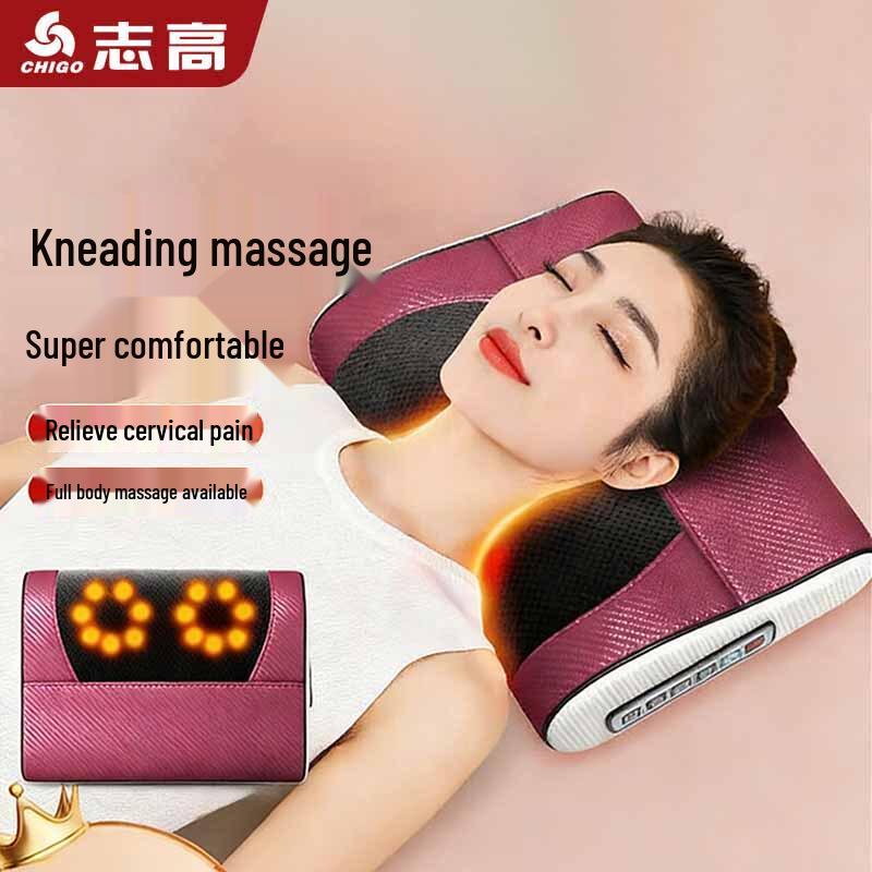 CHIGO Kneading Neck and Back Massager Pillow with Heat Therapy