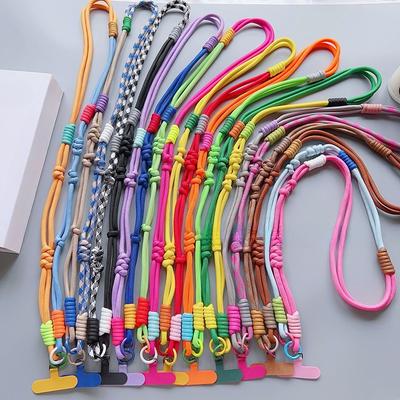 Kreatives Knoten Handy Universelles Lanyard Umhängekordel Langes Handy-Lanyard Schultergurt Outdoor Handyhülle Tasche Lanyard